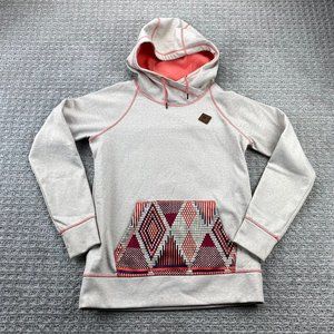 Burton Hoodie Women's Extra Small XS Light Brown Pull Over Activewear - STAINS